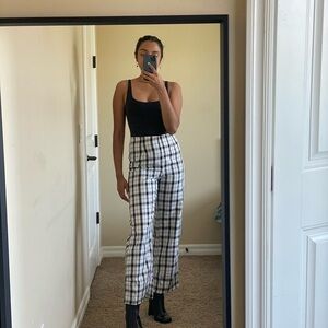 PRINCESS POLLY euros pants black/white